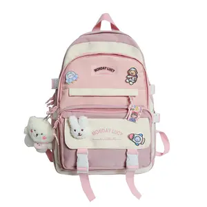 Bags fashionable shoulders han edition high school boys and girls high school large capacity backpack