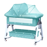 Poussette multifonctionnelle best-seller avec berceau portable détachable et barrières mobiles