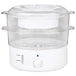 Olla eléctrica de plástico de gran capacidad, 3 capas, 9l, 800w, para arroz y verduras, gran oferta