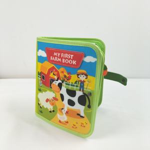<span class=keywords><strong>Livre</strong></span> d'apprentissage en feutre pour <span class=keywords><strong>la</strong></span> <span class=keywords><strong>ferme</strong></span> 2025, apprentissage précoce, jouets sensoriels Montessori, tableau en feutre, tissu doux, <span class=keywords><strong>livre</strong></span> d'activités en feutre pour tout-petits - Product Image 2