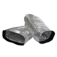 Conduit de papier d'aluminium Ventilation de cuisine Conduit flexible rectangulaire en aluminium