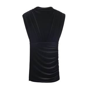 Pb & za महिलाओं 2025 शरद ऋतु के नए चिक फैशन मखमली कंधे की पोशाक विंटेज आस्तीन वाली महिला कपड़े मुजेर - Product Image 1