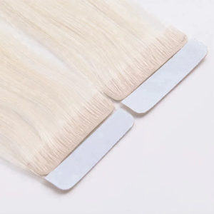 Extensions de cheveux invisibles en bande adhésive, cheveux humains vierges 500g, lisses, soyeux, pointes épaisses, pour salon de beauté - Product Image 4