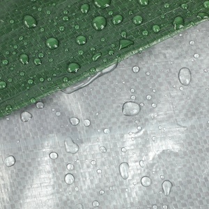 Oeillets en Aluminium vert argent bon marché, feuille de bâche PE avec les quatre bords renforcés - Product Image 6