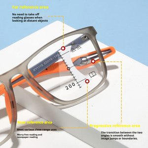 Gafas de Lectura Progresivas Deportivas con Montura TR90, <span class=keywords><strong>Lentes</strong></span> Multifocales HD con Protección Anti-Luz Azul <span class=keywords><strong>para</strong></span> Personas Mayores Activas, Venta al Por Mayor, Nueva Llegada - Product Image 2