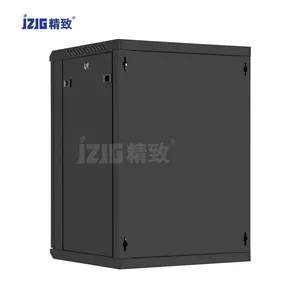 19 Inch Wall Mounted Network Cabinet 18 U Tempered Glass Server Data Rack Wall Mount Service Cabinet Hot Sale