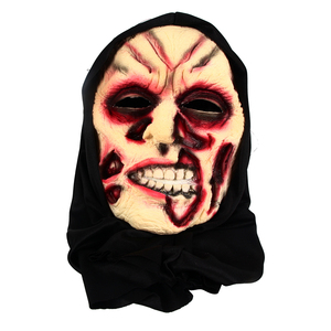 Máscara Facial Completa de Látex de Zombie con Capucha para <span class=keywords><strong>Disfraz</strong></span> de Fiesta de Halloween - Tema Clásico, Aterrador y Divertido - Product Image 2