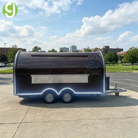 Remorque alimentaire mobile Goeasy, écologique et résistante à la rouille, pour la vente de bonbons, hot-dogs et glaces lors d'événements et pour usage commercial