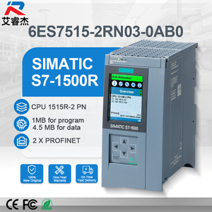 Module CPU d'origine neuf 6ES7515-2RN03-0AB0, contrôleur PLC SIMATIC S7-1500, 6es75152rn030ab0 CPU 1515R-2PN, unité centrale de traitement - Product Image 1