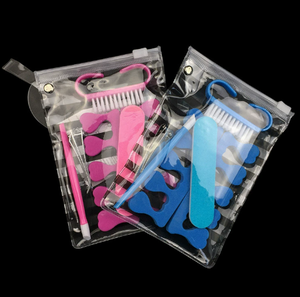 Ensemble de soins des ongles 6 pièces, lime à ongles professionnelle, coupe-ongles, fourchette à cuticules, outils de manucure pour salon et usage domestique - Product Image 2
