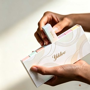 Scatola di Carta Personalizzata con Logo e Manico per Set Skincare, Set Profumi, Shampoo, Lozione, Confezione <span class=keywords><strong>Regalo</strong></span>, Kit Skincare - Product Image 4