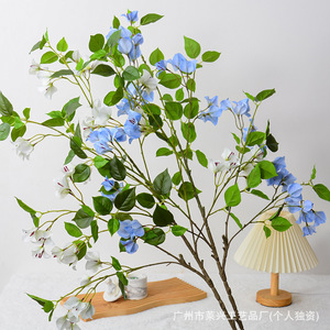 Arrangement de fleurs artificielles en soie Bougainvillea Laixing, réaliste, pour mariage, décoration intérieure et extérieure - Product Image 4