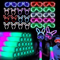 Nouveau style 2026 : Bandeaux lumineux LED clignotants, serre-têtes LED oreilles de chat, serre-têtes lumineux pour femmes et filles, idéaux pour les fêtes