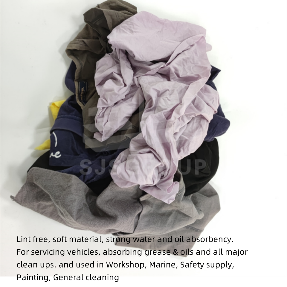 Single Use Rags Hot Sale Trapo Industrial Industrial Use Mix Color 100% Cotton Bag of ...