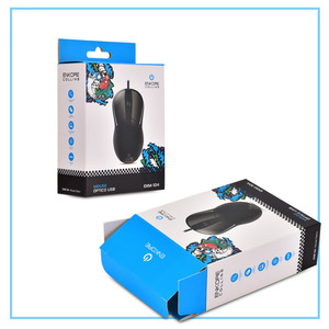 Scatola di Carta Pieghevole con Foro Superiore, Scatola di Carta Personalizzata con Stampa a Colori per Confezione Retail di Mouse USB per Computer da Ufficio - Product Image 2