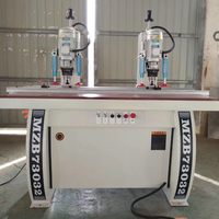 Machine à percer le bois à double tête HYSEN, fabrication professionnelle directe d'usine, moteur 3kW, 220V, facile à utiliser, garantie 1 an