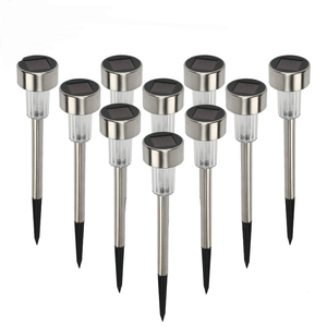 Paquete de 10 luces LED solares para exteriores, linterna de jardín, lámpara alimentada por energía Solar, iluminación de paisaje impermeable, decoración para camino, patio y césped - Product Image 1