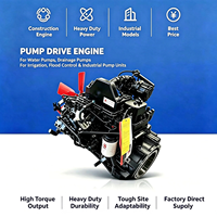 Moteur diesel 6CTA8.3-P pour pompe à eau, 8,3 L, 6 cylindres, 170 kW, pour pompe à eau, pompe à incendie