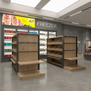Highbright Heavy Duty Commercial Supermarket Layout Designed Optimized Space‑Saving Fixture System Supermarket <b>Shelving</b> - Product Image 1
