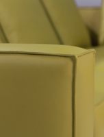 Großhandel Hochwertiges Modernes Echtleder L-förmiges Sofa-Set Luxuriös Anpassbar 2-Jahres-Garantie für Villa-Wohnzimmer