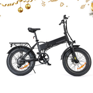Hotsale có thể gập lại <span class=keywords><strong>20</strong></span> inch 25 km/h 15.6ah touroll S1 điện chất béo xe đạp leo núi với thông minh điều khiển LCD - Product Image 2