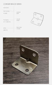 נירוסטה מתכווננת פינה לסלון מטבח חדר שינה הבית משרד ארונות ארונות cupboard 90 מעלות l פינה - Product Image 2