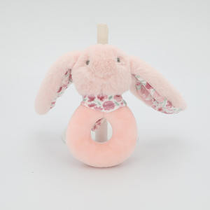 Animal suave juguete barato encantador elefante relleno León bebé conejito <span class=keywords><strong>de</strong></span> <span class=keywords><strong>peluche</strong></span> conejo Squeaker silbato bebé sonajero - Product Image 4