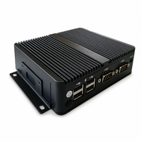 Mini PC Industrial sin Ventilador con Intel Celeron 4305U, 6 Puertos LAN 2.5G, Router Firewall, RS232 COM, Compatible con Linux/Windows