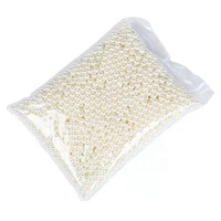 Perle ABS brillante et perles dispersées accessoires de bijoux bricolage perlés perle perforée perle ABS non poreuse en gros