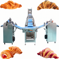 Ligne de production automatique de croissants, machine à pâtisserie croustillante, équipement de fabrication alimentaire, fabricant professionnel Shanghai Binkang