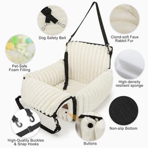 Porte-<span class=keywords><strong>chien</strong></span> multifonctionnel pour <span class=keywords><strong>voiture</strong></span> avec housse amovible et lavable, lit de voyage pour animaux de compagnie avec laisse de sécurité, siège auto portable pour <span class=keywords><strong>chien</strong></span> - Product Image 3