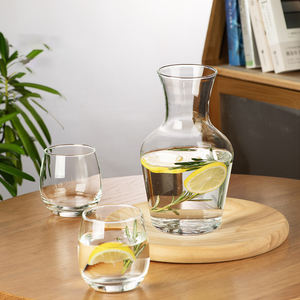 Fabricant en Gros V4960 Verres Cafetière Pot à Lait <span class=keywords><strong>et</strong></span> Eau <span class=keywords><strong>Carafe</strong></span> en <span class=keywords><strong>Verre</strong></span> <span class=keywords><strong>Cristal</strong></span> Transparent 1L pour Vin <span class=keywords><strong>Whisky</strong></span> - Product Image 1