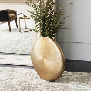 Pots de fleurs en Aluminium Vase pour salon Pots de fleurs en Aluminium en métal de haute qualité jardinières pour décoration intérieure et extérieure - Product Image 1