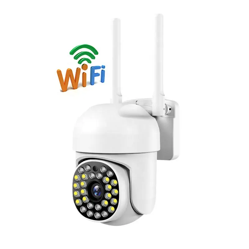 Prezzo di alta qualità a buon mercato vendita calda E27 lampadina PTZ CCTV YIIOT TUYA sicurezza all'aperto 1080p 2MP 28 luci Full Color HD telecamera WiFi