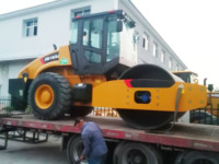 Compacteur vibrant à tambour unique haute stabilité 16 tonnes XS163J pour chantier de construction