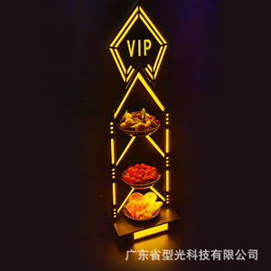 LED Three Tier Fruit Platter Modern Illuminated <b>Display</b> <b>Rack</b> For Bar Club Party Snack Serving - Product Image 4