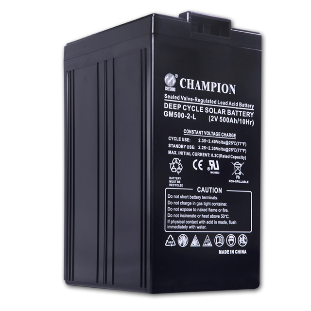 2v 500AH Telecom Battery 800-1000cycles Power Supply USB Chargetable Long Life Rechargeable Lead Acid Solar Battery
