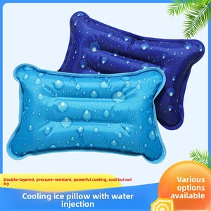 Almohada de Hielo Inflable, Refrigerante, Transpirable, de PVC, Forma de Arco Circular, para Uso en Verano - Product Image 2