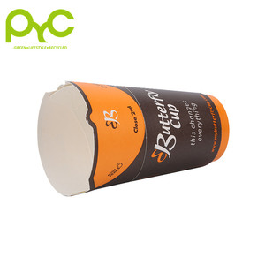 Cốc Giấy Ép Đá Lạnh Một Lớp Thân Thiện Với Môi Trường Logo Tùy Chỉnh - Product Image 3