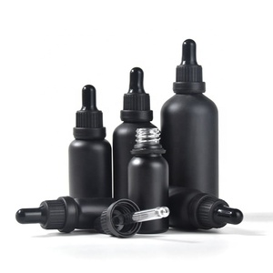 100ml à <span class=keywords><strong>l</strong></span>&amp;#39épreuve des enfants mat noir flacon compte-gouttes en verre à huile essentielle - Product Image 6