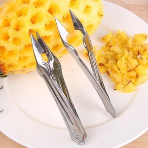 Ensemble d'outils pour enlever les yeux d'ananas en acier inoxydable, 2 pièces, éplucheur multifonction pour fruits et légumes, gadget de cuisine - Product Image 1