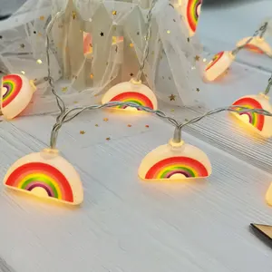 Christmas holiday indoor decoration LED string light rainbow