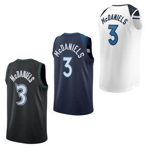 Minnesota pour hommes 2025 # 3 Maillots de basket <span class=keywords><strong>McDaniels</strong></span> personnalisés, chemises brodées, uniformes pour jeunes, vêtements de sport avec logo - Product Image 1