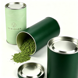Empaque de Tubo de Cartón Personalizado para Té, Caja de Regalo Cilíndrica Redonda para Té de Hojas Sueltas, Impresión Personalizada de Fábrica OEM - Product Image 2