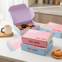 Empaque de Caja para Galletas Ecológico de Grado Alimenticio con Impresión a Color Personalizada