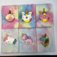 Cuaderno de Tapa Dura Creativo A5 con Diseño 3D de Dibujos Animados, Antiestrés, para Oficina, Escuela, Diario para Niños, Divertido Caballito de Mar