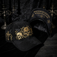 Casquette de baseball personnalisée en coton 100% avec broderie 3D, doublure en satin, motif floral rose urbain, avec logo pour streetwear OEM ODM