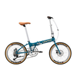 Jeu de roues de tréfilage en alliage d'aluminium <span class=keywords><strong>9</strong></span> <span class=keywords><strong>vitesses</strong></span>, frein à disque de 22 pouces, vélo de ville pliable avec pédales pliables pour adulte adolescent - Product Image 3