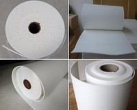 Joint d'isolation thermique en fibre céramique résistant à la chaleur industrielle de 1 mm à 6 mm, papier isolant 1260