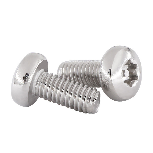 Wholesale Supplier 304 Stainless Steel Security Screws Tamper Resistant Pin Torx Drive Head Machine Bolts Grade 4.8 UNC Thread